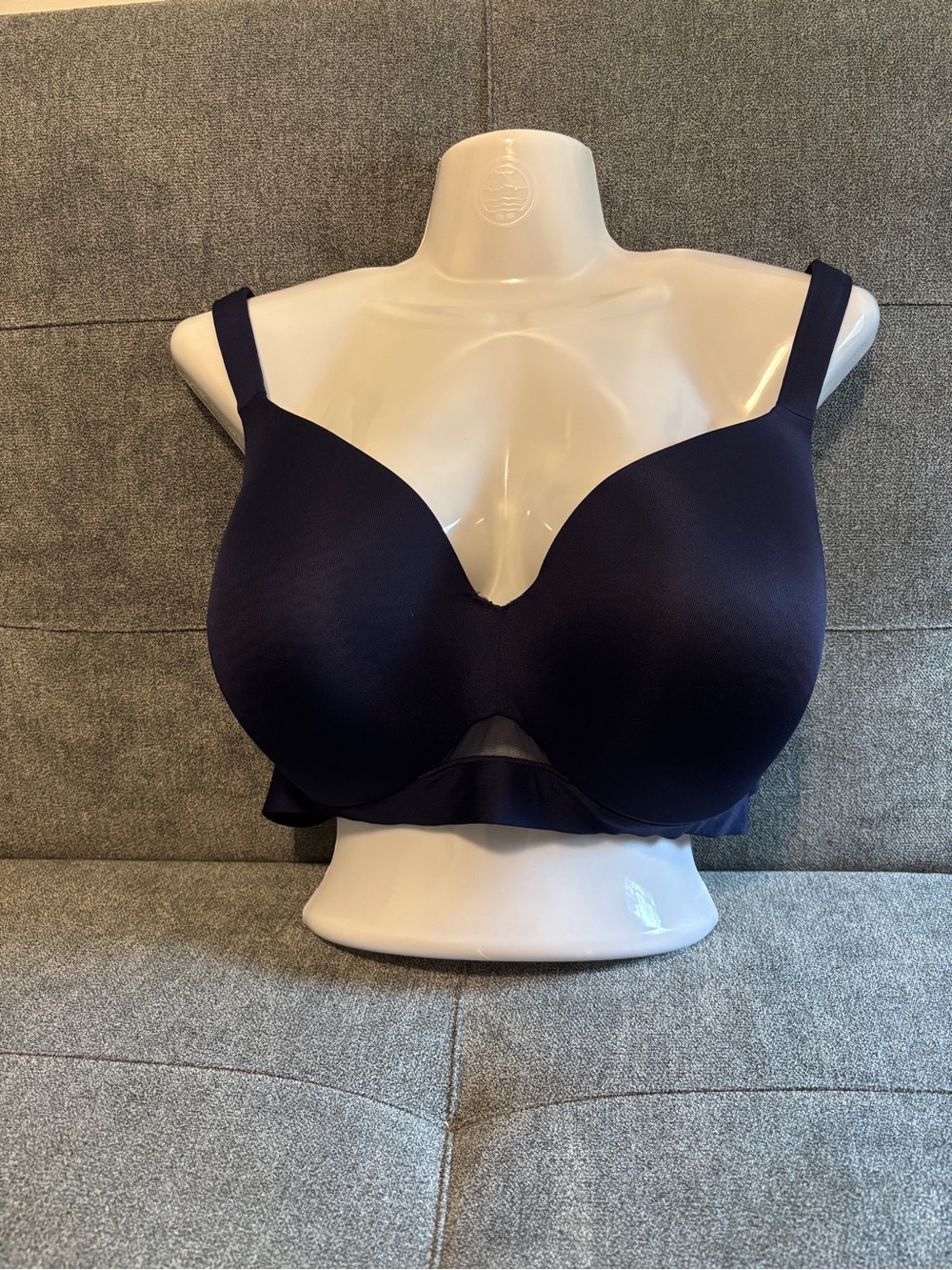 Cacique Smooth Lightly Lined Underwire Bra in Blue